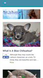 Mobile Screenshot of bluechihuahua.net