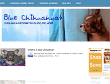 Tablet Screenshot of bluechihuahua.net